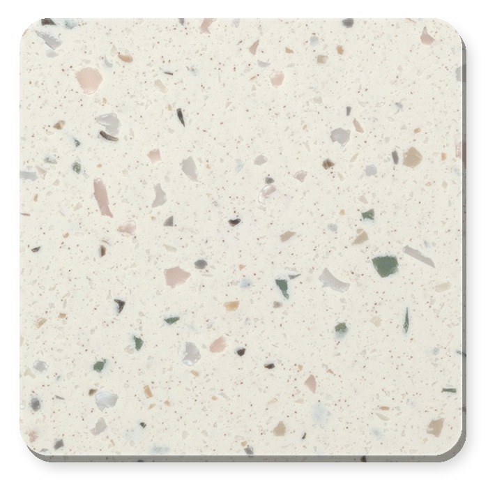 HI-MACS Q104 Terrazzo Alba
