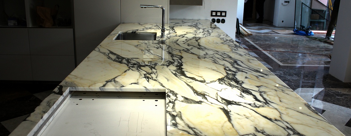 Столешницы из натурального камня от производителя «Престижные столешницы»