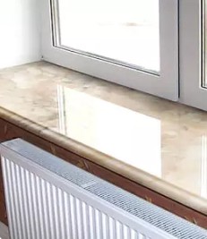 Подоконники из искусственного  камня, отличие кварца и акрила