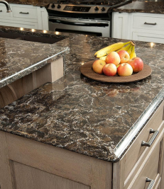 Искусственный камень в интерьере для столешниц: преимущества и недостатки