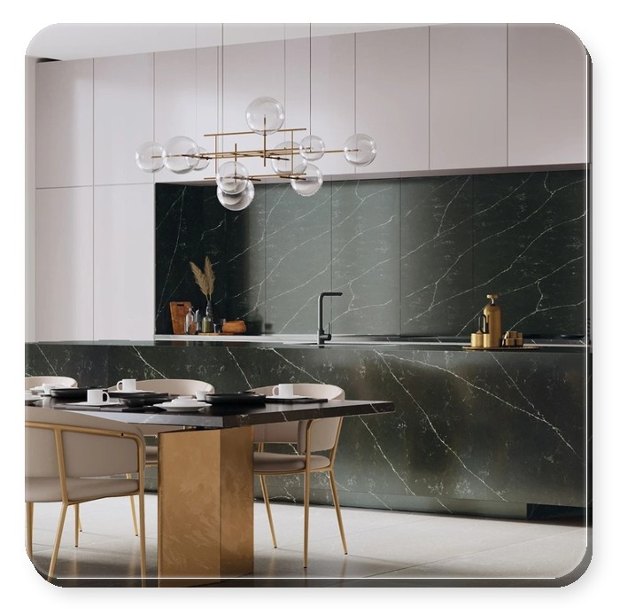 Aleph Stone A85 Verde Forest Magnolia