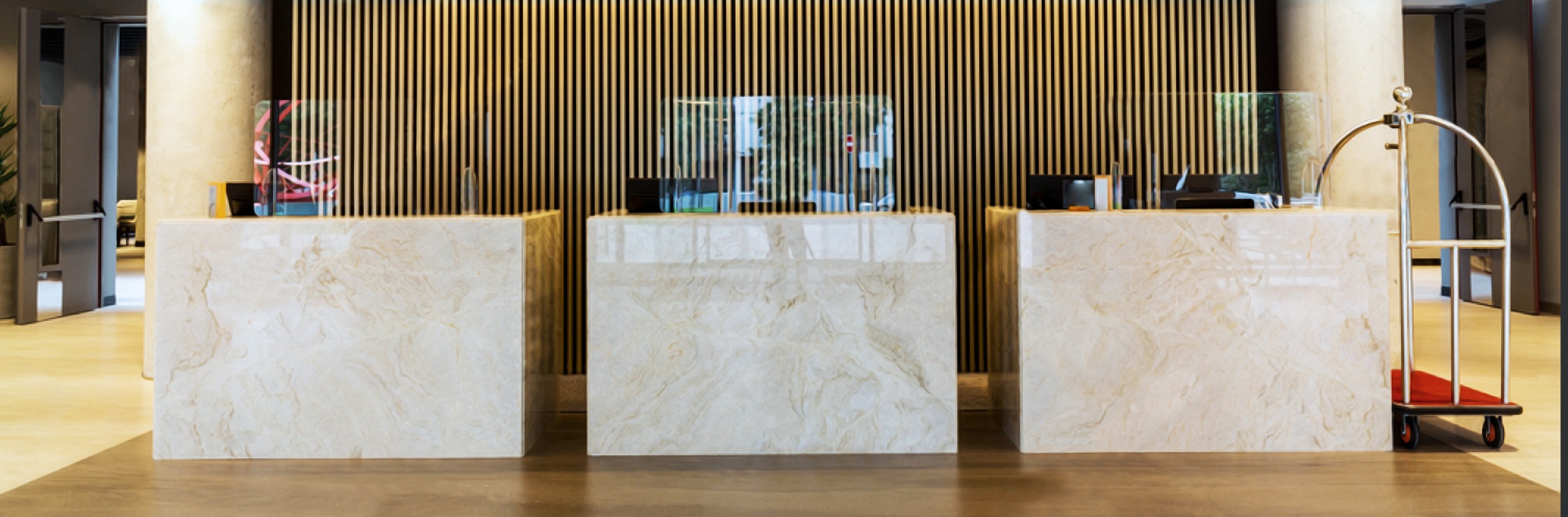 Стойки ресепшн